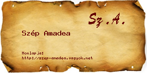 Szép Amadea névjegykártya